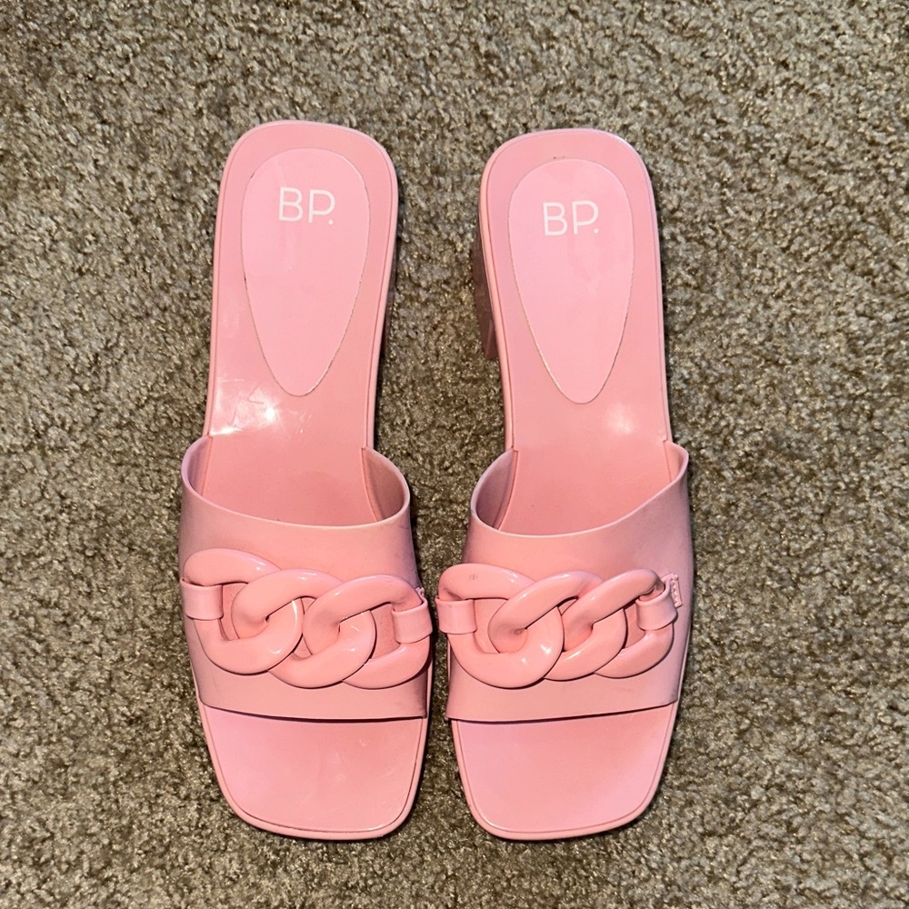 BP Blush Pink Women's Slide Sandals